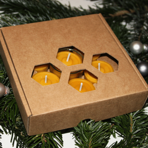JuSt Bee Teelichter Geschenkbox